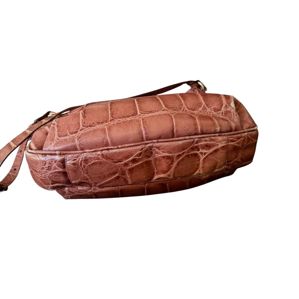 Brahmin Crocodile Leather Shoulder Bag - Picture 4 of 8